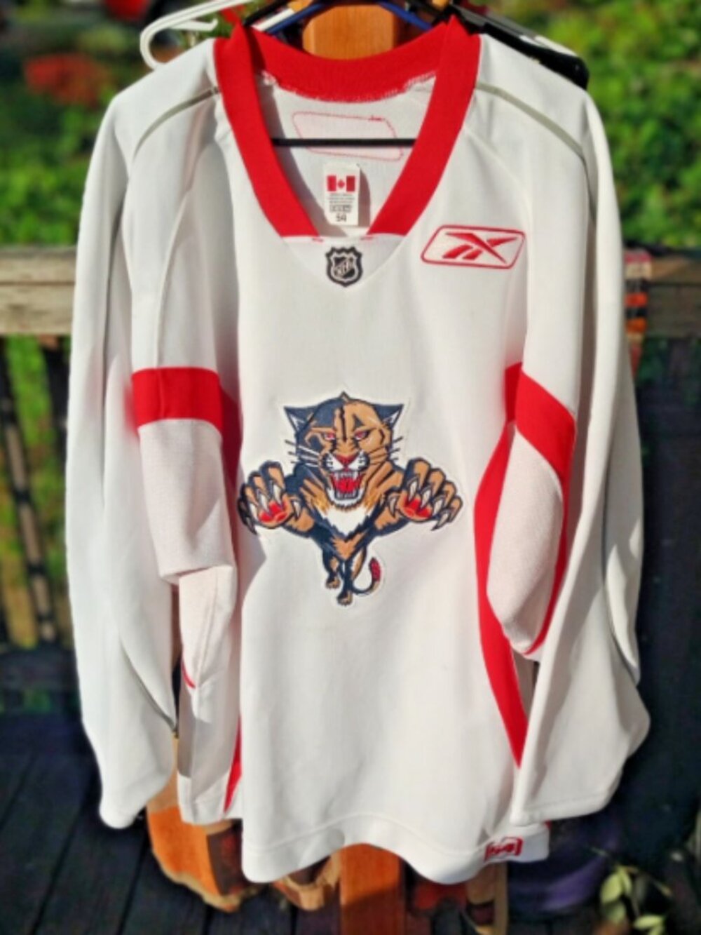 (54)Florida Panthers team-issued practice NHL Hockey Jersey Juraj Kolnik
